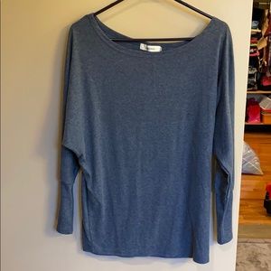 Women’s dolman shirt with boat neck